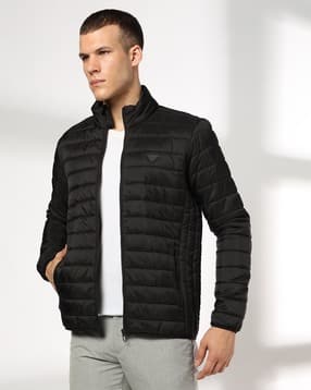 john players Men Slim Fit Turtleneck Puffer Jacket-picture-51
