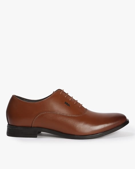 Men Low-Top Lace-Up Shoes