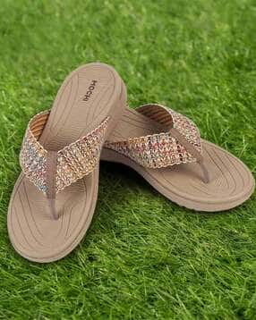 mochi Women Open-Toe T-Strap Flip-Flops-picture-40