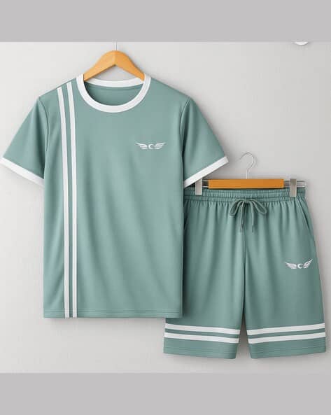 NEONOMAD Men Striped Regular Fit Tracksuit