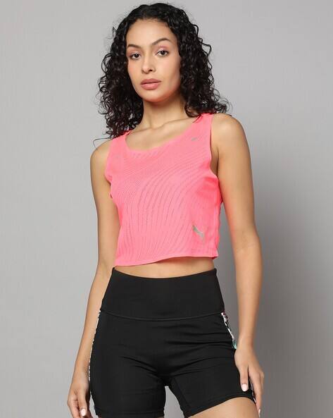 Puma Women Run Ultraspun Running Slim Fit Crop Top