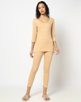 Women Ribbed Thermal Leggings