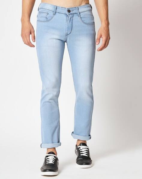 Buda Jeans Co Men Lightly-Washed Slim Fit Jeans