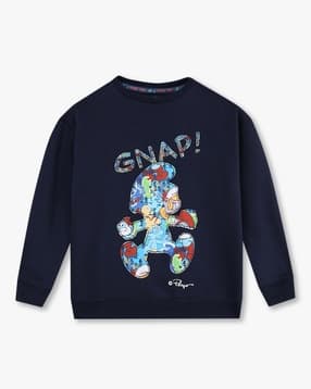 point cove Boys Printed Round-Neck Sweatshirt-picture-12