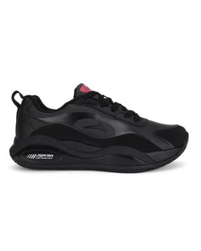 Men Round-Toe Lace-Up Sneakers-image-7
