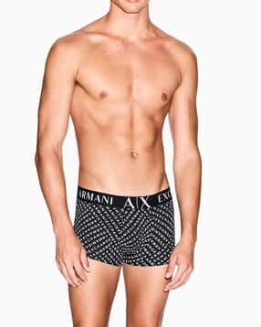Men Logo Execution Regular Fit Trunks