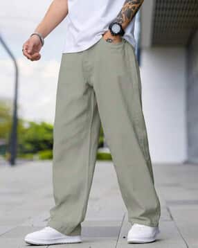 Men Lightly-Washed Relaxed Fit Jeans