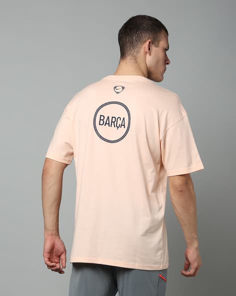 NIKE FCB T90 Remix Regular Fit Crew-Neck T-Shirt Offers & Cashback