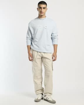 altheory by azorte Relaxed Fit Smiley Printed Sweatshirt-picture-27