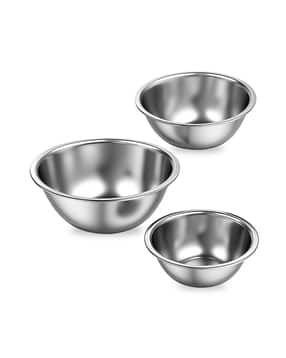 wonderchef Set of 3 Stainless-Steel Mixing Bowl-picture-34
