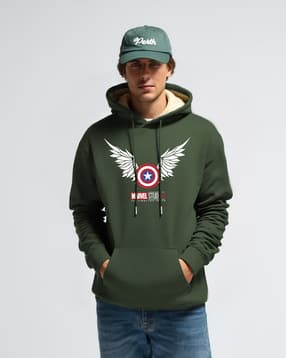 buda jeans co Men Regular Fit Typographic Hoodie-picture-22