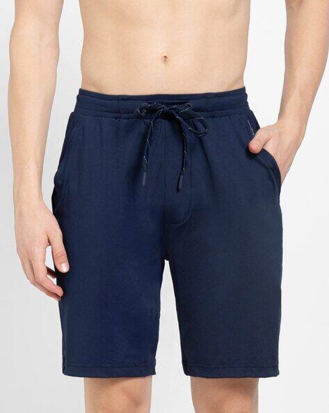 Buy Navy blue Shorts & 3/4ths for Men by JOCKEY Online