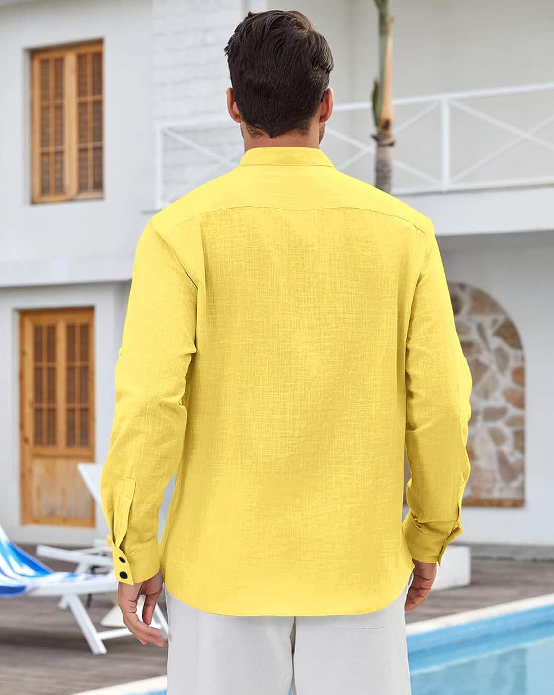 Buy Yellow Kurtas for Men by Folgen Online | Ajio.com