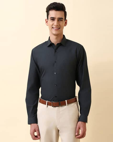 ALLEN SOLLY Men Slim Fit Shirt