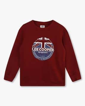 lee cooper Boys Brand Print Regular Fit Sweatshirt-picture-45
