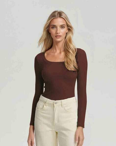 KOTTY Slim Fit Cotton Top