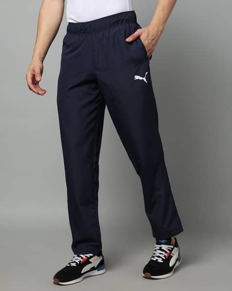 Puma Men Woven Zippered Regular Fit Track Pants