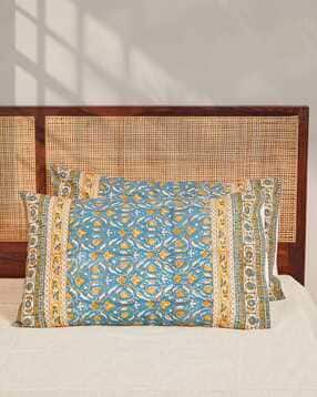 fabindia  Set of 2 Printed Pillow Covers-picture-50