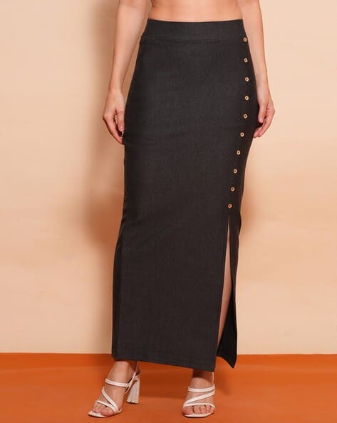 Buy Grey Melange Skirts for Women by GLOBUS Online