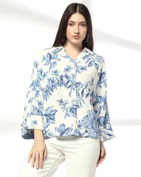 Women Floral Print Relaxed Fit Shirt