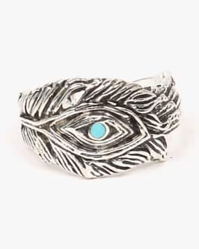 yousta Men Oxidised Classic Ring-picture-53