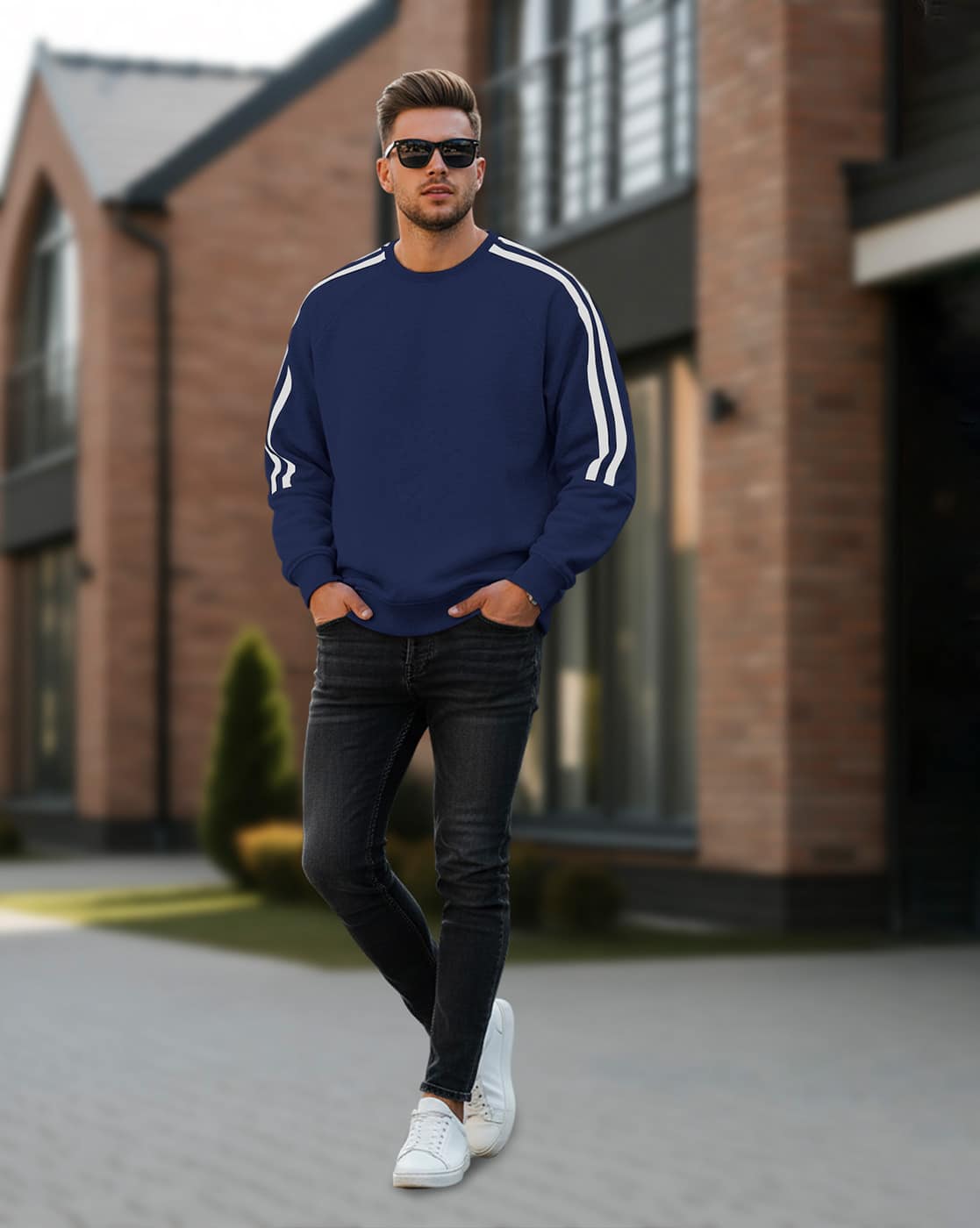 Buy Blue Sweatshirt & Hoodies for Men by NEONOMAD Online | Ajio.com