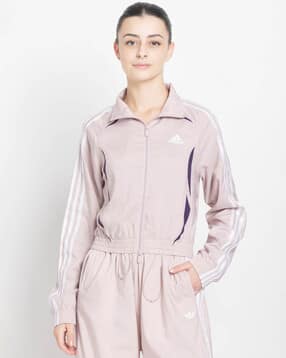 adidas originals Logo Print Slim Fit Zip-Front Track Top-picture-53