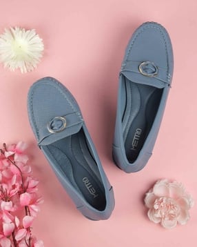Women Regular Fit Slip-On Heeled Shoes-image-17