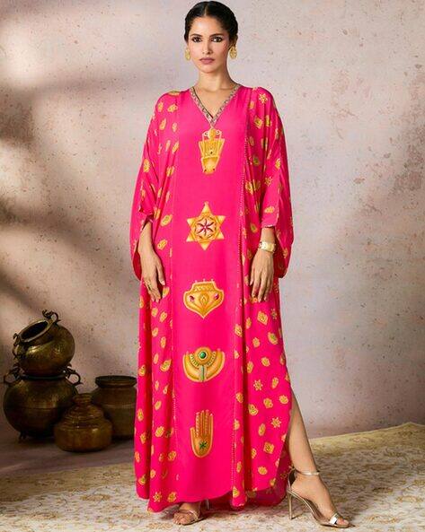 masaba pink dress Pink Pirouette Picnic Midi Dress
