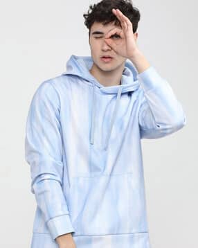 highlander Men Tie & Dye Regular Fit Hoodie with Kangaroo Pocket-picture-43