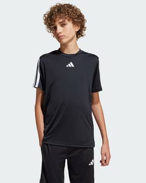adidas kids Logo Print Training Essentials Relaxed Fit Crew-Neck T-Shirt-picture-41