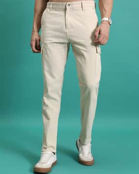 Men Slim Fit Cargo Pants-image-3