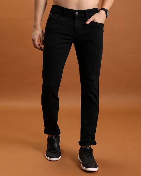 Highlander Men Mid-Rise Straight Stretchable Jeans