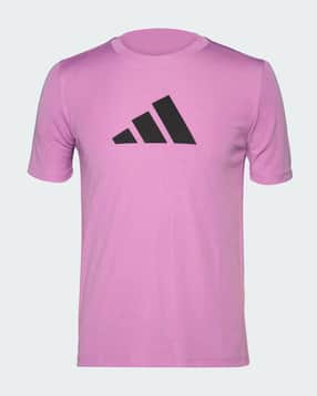 adidas kids Boys Performance Logo Print Relaxed Fit Round-Neck T-Shirt-picture-11