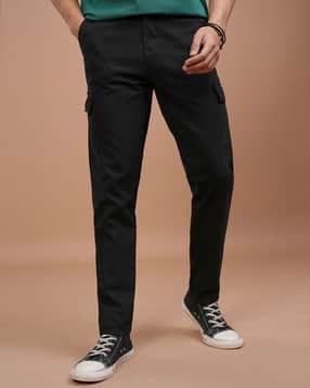 highlander Men Tapered Fit Flat-Front Cargo Pants-picture-13