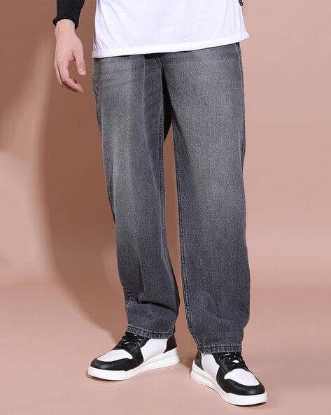 Highlander Men Mid-Wash Relaxed Fit Jeans