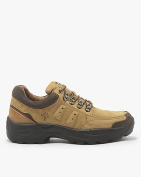 woodland Men Panelled Low-Top Lace-Up Shoes-picture-25