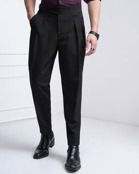 Highlander Men Relaxed Fit Pleated Gurkha Pants