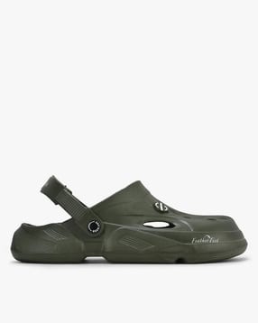 Men Perforated Slingback Clogs-image-15