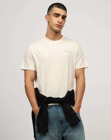 TOMMY HILFIGER Linear Chest Slim Fit Crew-Neck T-Shirt