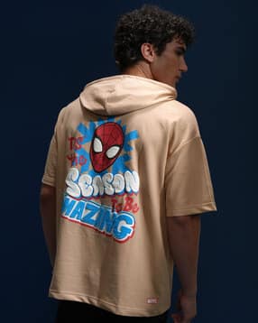 highlander Men Spider-Man Print Oversized Hoodie-picture-28
