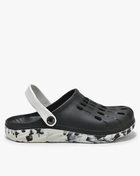 woodland Men Perforated Slingback Clogs-picture-50