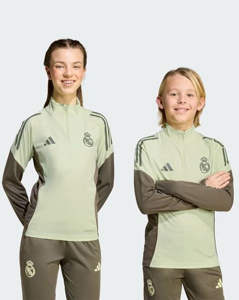 Buy Adidas Kids Real Madrid Football Club Track Top | Almost Lime