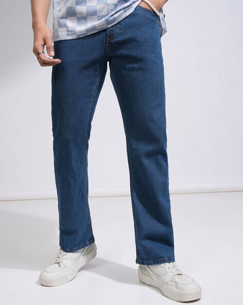 Highlander Men Mid-Rise Straight Jeans