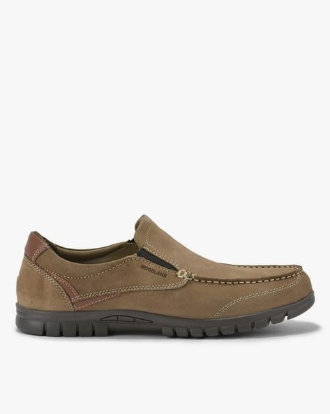 Buy Khaki Casual Shoes for Men by WOODLAND Online