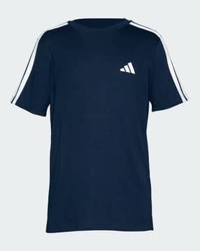 adidas kids Unisex Logo Print Relaxed Fit Round-Neck T-Shirt-picture-30
