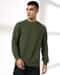 USS3B BASIC SOLID MELANGE RAGL, OLIVE, M
