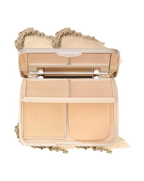 Glam 21 Women Natural Oil-Control 3-In-1 Compact Powder Meduim