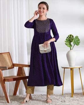 anandita Women Embroidery Flared Kurta-picture-44