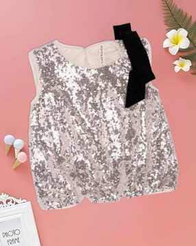 pantaloons junior Girls Embellished Regular Fit Top-picture-39